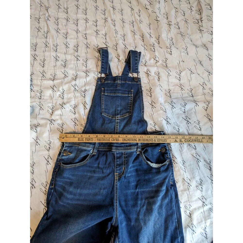 Cat And Jack Bib Overalls Girls Super Stretch Jumper Pants 14/16 Extra Large - Picture 5 of 10